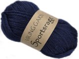 SPORTSRAGG włóczka 526 GRANATOWA Viking Garn 50g 100m mix wełny sport czapki kominy sklep z włóczkami Warszawa