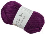SPORTSRAGG włóczka 569 FIOLETOWA ŚLIWKA Viking Garn 50g 100m mix wełny sport czapki kominy sklep z włóczkami Warszawa