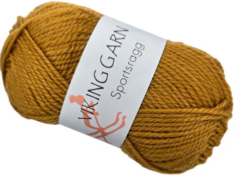 SPORTSRAGG włóczka 546 MIODOWA Viking Garn 50g 100m mix wełny sport czapki kominy sklep z włóczkami Warszawa