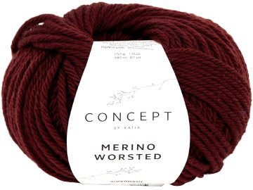 MERINO WORSTED 16 BORDO...