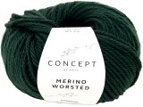 MERINO WORSTED 22 YIELONA BUTELKA włóczka Katia 50g 80m 100% merino superwash