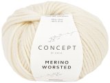 MERINO WORSTED 3 ECRU KREM włóczka Katia 50g 80m 100% merino superwash