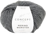 MERINO WORSTED 13 JASNY SZARY włóczka Katia 50g 80m 100% merino superwash
