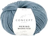 MERINO WORSTED 24 NIEBIESKI włóczka Katia 50g 80m 100% merino superwash