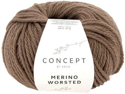 MERINO WORSTED 10 BEŻ włóczka Katia 50g 80m 100% merino superwash
