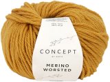 MERINO WORSTED 18 MIODOWY włóczka Katia 50g 80m 100% merino superwash