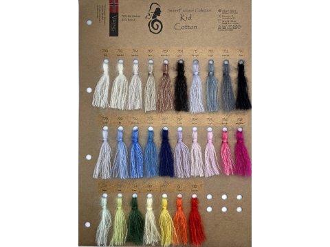 KID COTTON włóczka 727 GRANATOWA Viking Garn 25g 200m mix moheru i bawełny