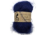 KID COTTON włóczka 727 GRANATOWA Viking Garn 25g 200m mix moheru i bawełny