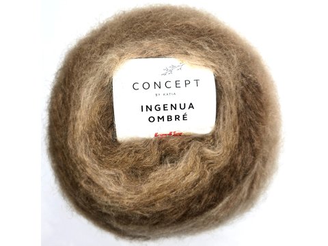 INGENUA OMBRE 203 MIX BEŻU I BRĄZU CYNAMONKA 100g 280m Concept by Katia LIMITED EDITION
