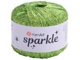 SPARKLE 1330 ZIELONY 25g 160m YARNART sznurek brokatowy 2mm