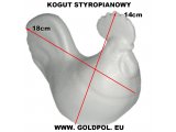 Kogut styropianowy cena za 1 sztukę polskie idealne do ozdabiania decoupage