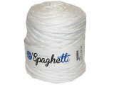 Spaghetti cotton BIAŁY cena za 1 sztukę około 120m włóczka z recyklingu t-shirt nici bawełna sklep z włóczkami Warszawa