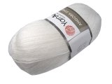 ANGORA STAR 501 BIAŁY włóczka YarnArt 100g 500m cieniutka na szale