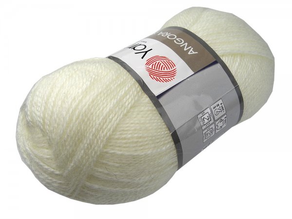 ANGORA STAR 502 ECRU/KREM włóczka YarnArt 100g 500m cieniutka na szale