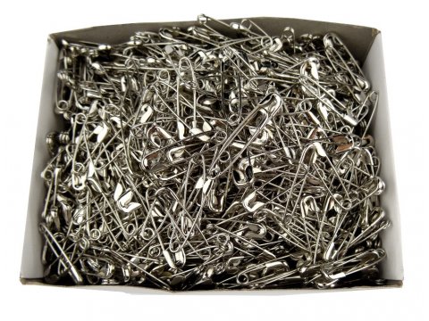 Agrafki do numerów startowych 22mm "00" STALOWE cena za 1728szt agrafka luzem krawieckie metalowe importer Goldpol Warszawa