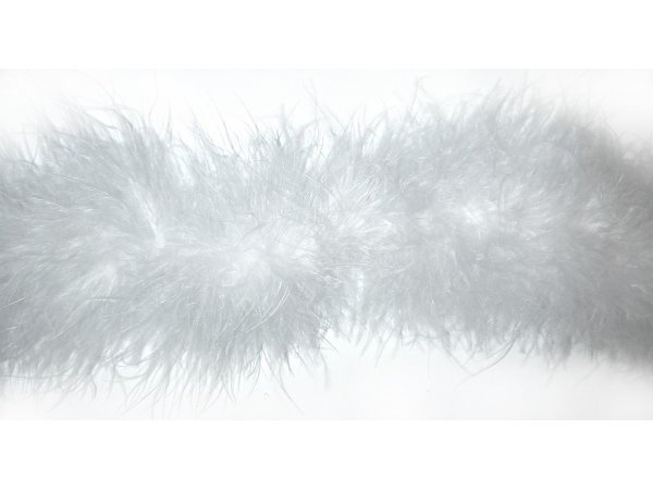 Taśma z piór marabut*  BIAŁY cena za 1m puszyste z długim włosem największy wybór kolorów
