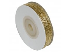 3mm wstążka ZŁOTA brokatowa...