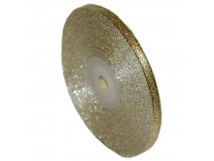 6mm wstążka ZŁOTA brokatowa...