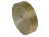 25mm wstążka ZŁOTA brokatowa cena za 27,4m tasiemka z pięknym metalicznym połyskiem polskiego złota