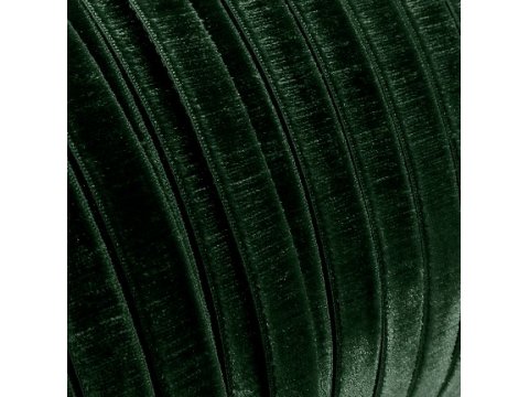 9mm Aksamitka elastyczna cena za HURT rolka 100m tasiemka ZIELONY FOREST 366 francuska welur