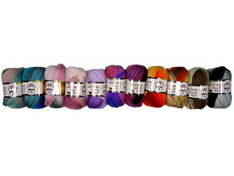 MERINO GOLD BATIK 834 MIX FIOLET ŚLIWKA włóczka Madame Tricote sklep z włóczkami