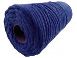 Sznurek bawełniany 3mm 35 ROYAL BLUE NIEBIESKI CIEMNY 1PLY 100m  skręcany sklep ze sznurkami Warszawa