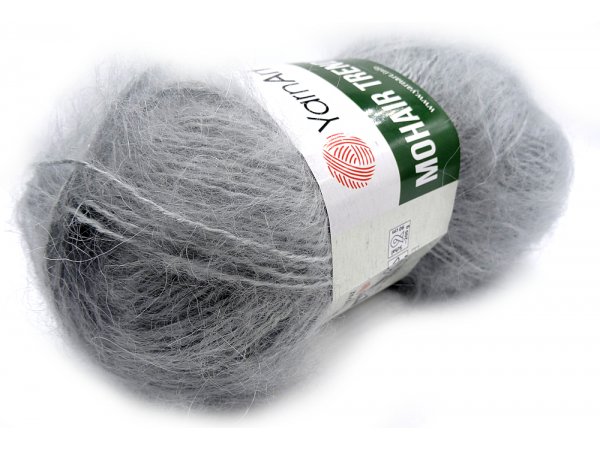 MOHAIR TRENDY 113 SZARY NAJJAŚNIEJSZY włóczka YarnArt 100g 220m sklep internetowy z włóczkami goldpol