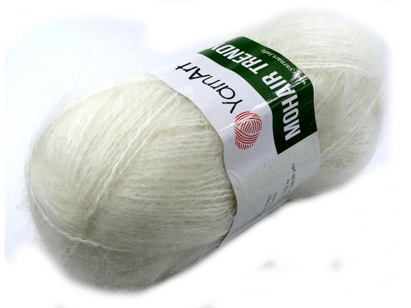 Mohair Trendy 1003 ECRU/KREM włóczka YarnArt 100g 220m sklep z włóczkami hurtownia włóczek Warszawa