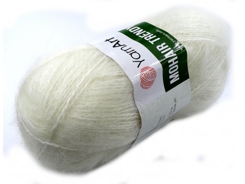 Mohair Trendy 1003 ECRU/KREM włóczka YarnArt 100g 220m sklep z włóczkami hurtownia włóczek Warszawa