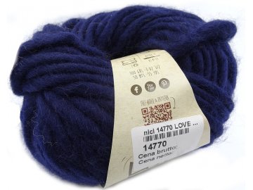 LOVE WOOL 121 GRANATOWY...