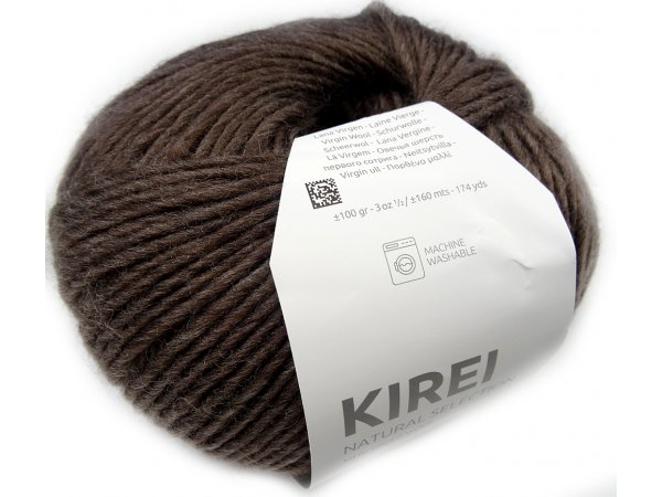 KIREI 1 BRĄZ włóczka 100% wełna merino 100g 160m włóczka cienka melanż kolory ziemi sklep z włóczkami