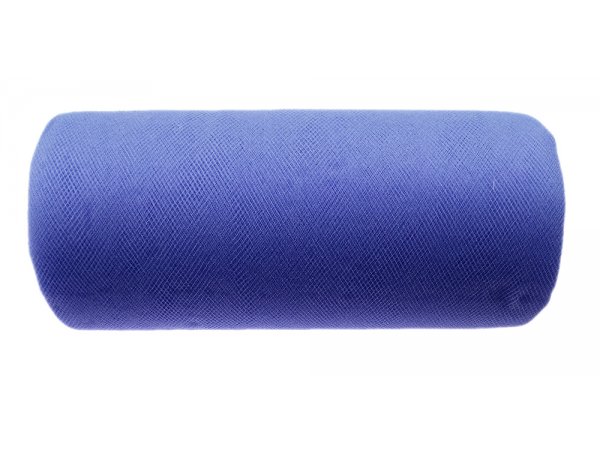 Tiul miękki ROLKA PERWINKLE niebieski w rolce 25y  22,86m amerykański z USA do tutu na pompony kokardy dekorac