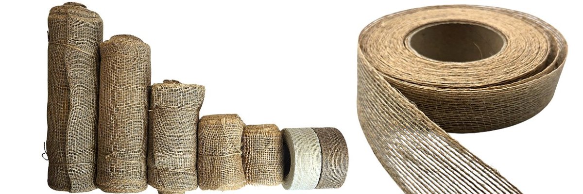 Wstążki z juty jutowe