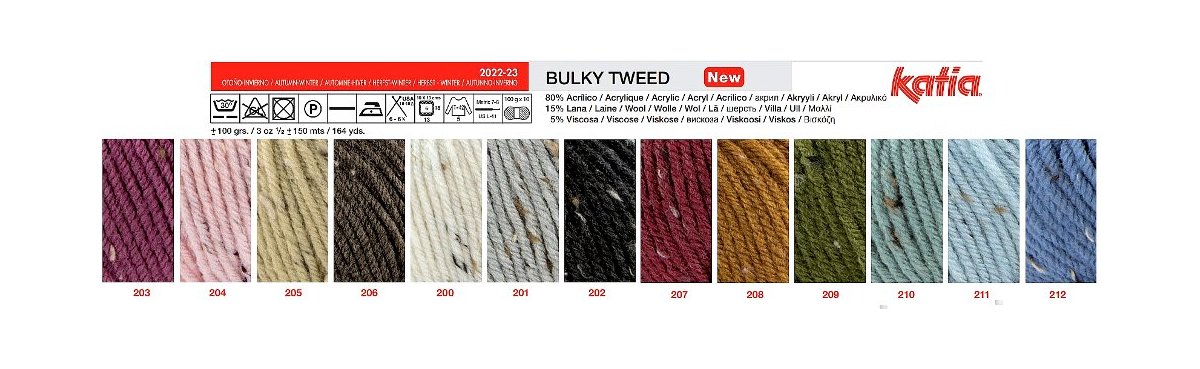 Bulky tweed