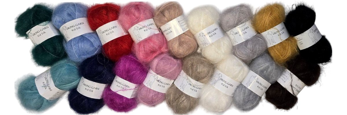 Kid Silk 77% kid mohair 23% jedwab