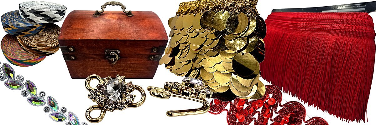 Hiszpańska Pasmanteria | Frędzle Taneczne, Szamerunki | GOLD-POL