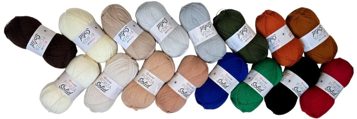 Forza Solid YarnArt | Tania włóczka wełniana | Wysoka jakość